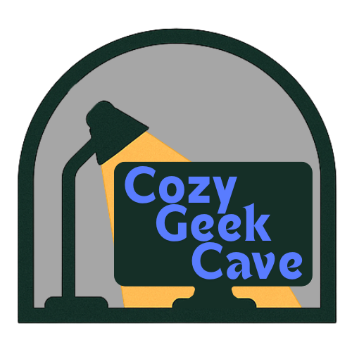 Cozy Geek Cave website logo